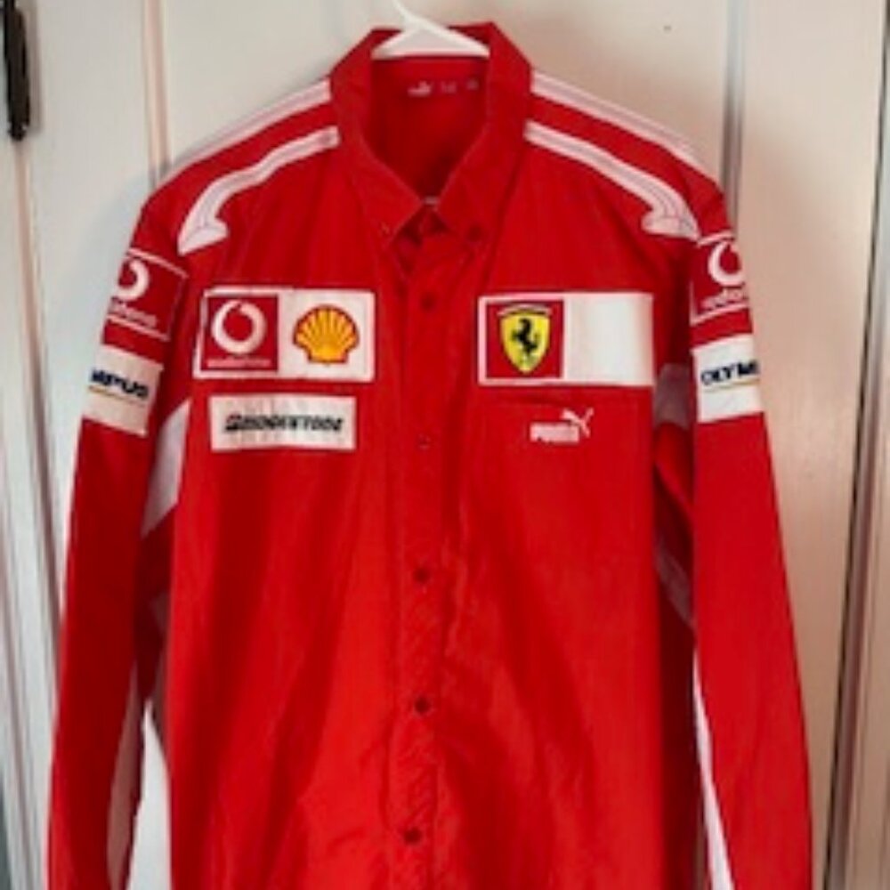 Vintage Scuderia Ferrari F1 Puma Long Sleeve Shirt Vodafone